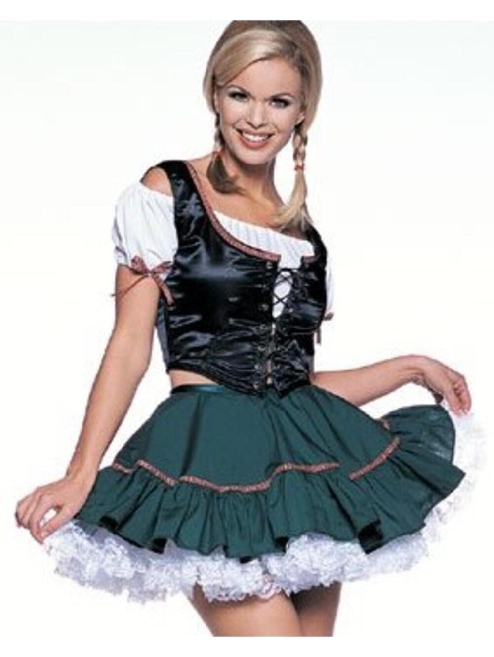 VINTAGE LEG AVENUE 3 Pc Fraulein bar maid costume NEW Small